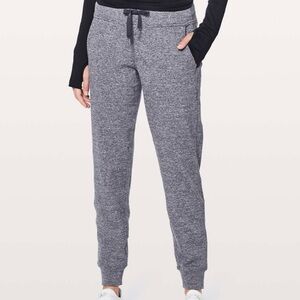 LULULEMON Heathered Deep Navy Ready To‎ Rulu Pant Mid Rise Active Jogger Size 2